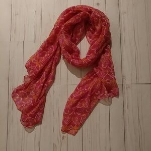 Beautiful scarf -All for color-pink, yellow, white